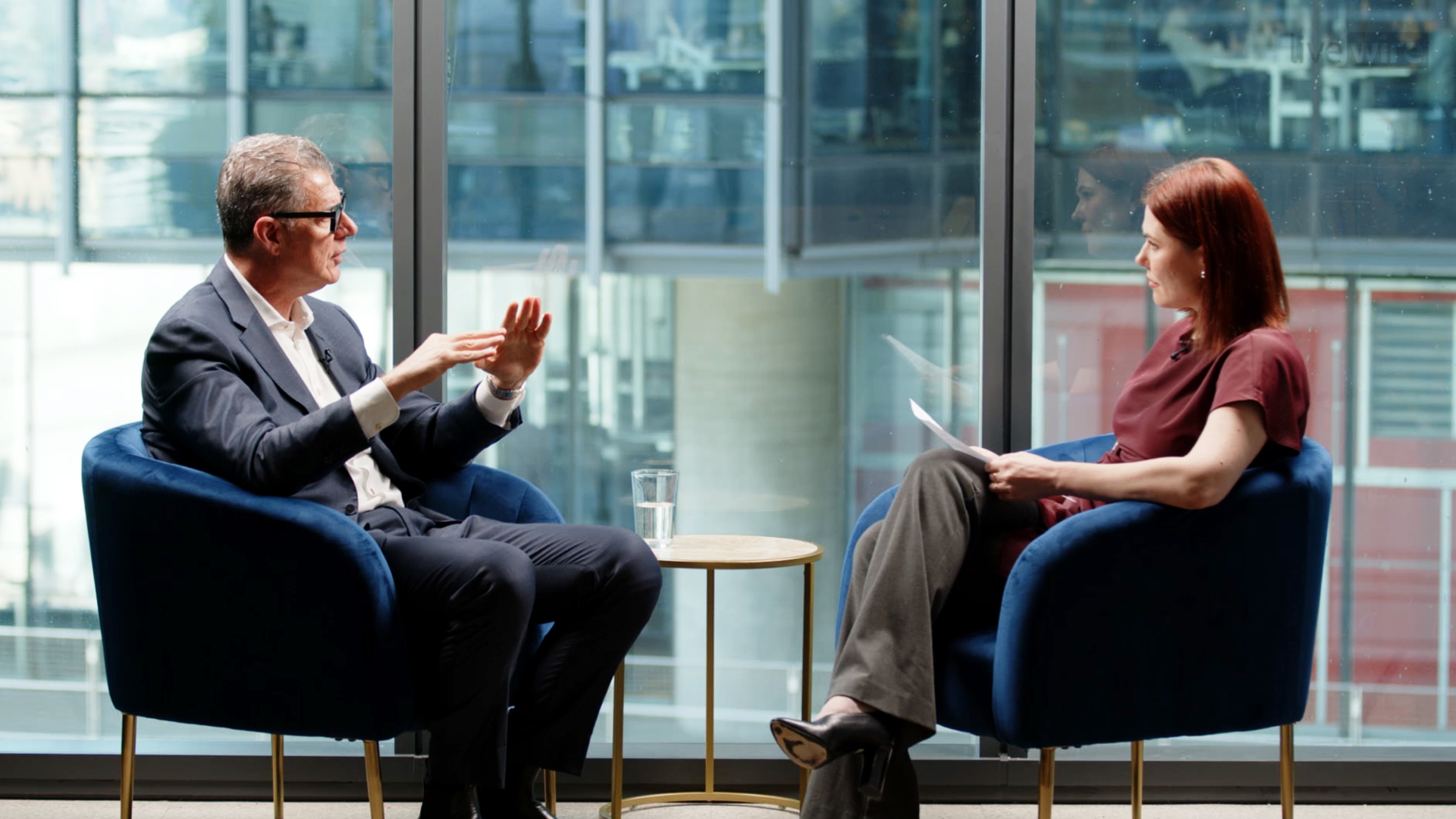 Livewire's Anna Dadic interviewing Liontown CEO Tony Ottaviano
