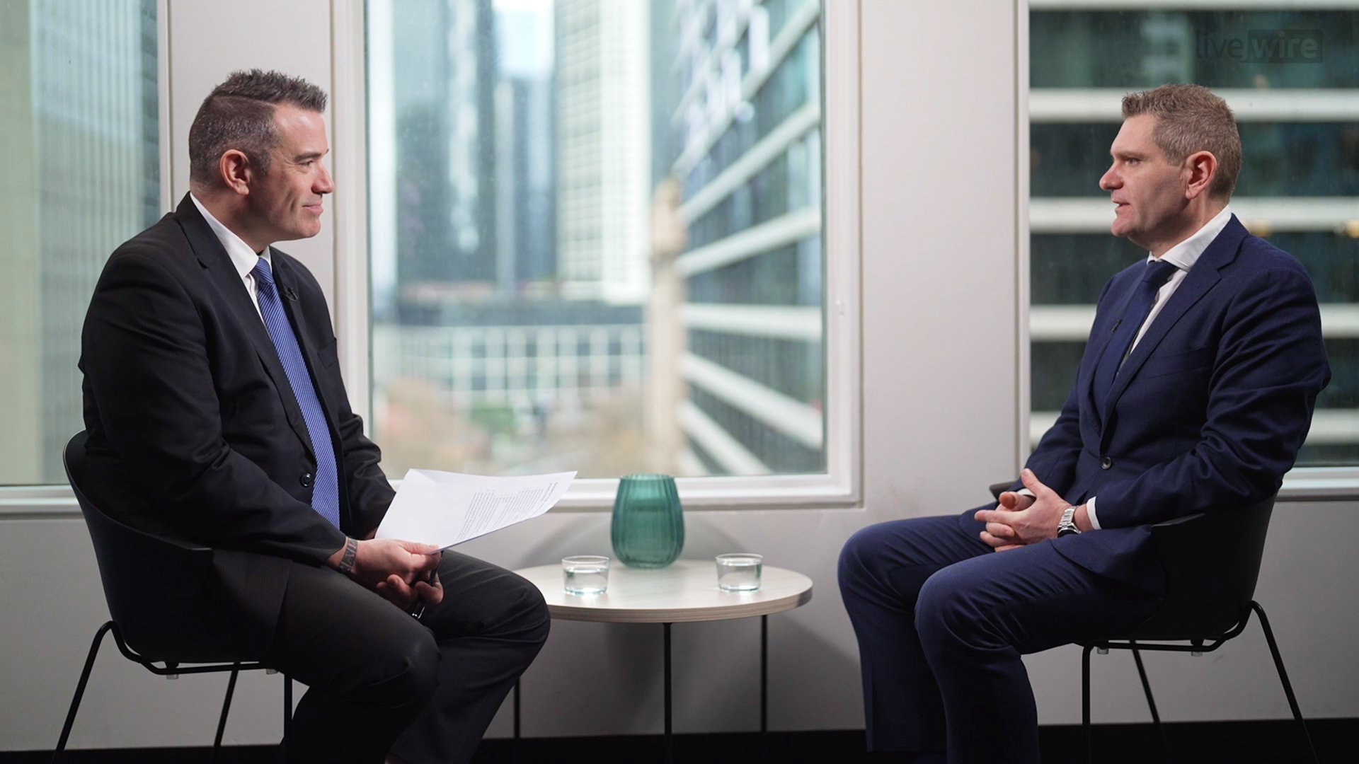 Livewire's Chris Conway interviewing Trilogy Funds' Laurence Parisi 