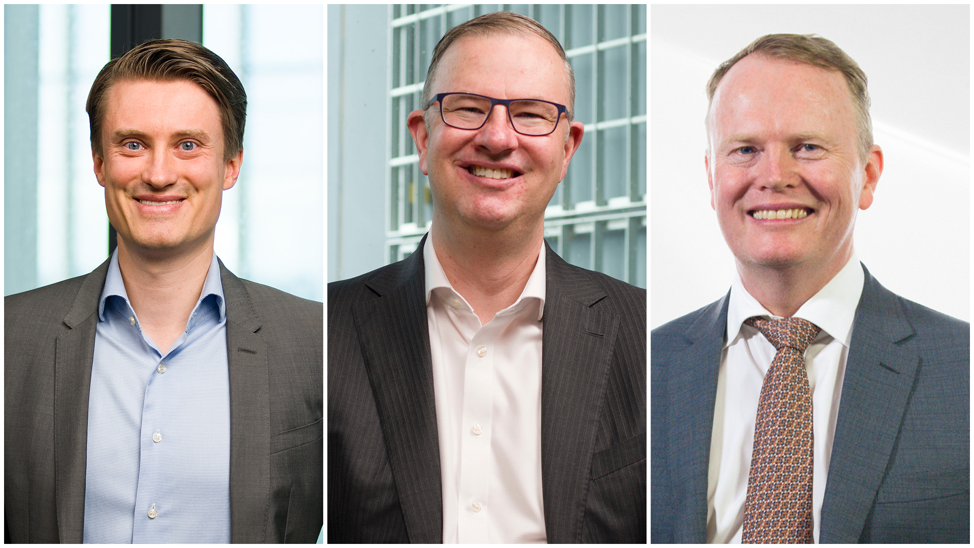 Sebastian Mullins, Schroders; Justin Tyler, Daintree Capital; Reece Birtles, ClearBridge Investments