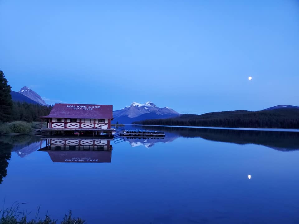 A picture I took of Maligne Lake in Jasper National Park... Uncle Ray would loved kayaking here, its a shame he didn't while he could