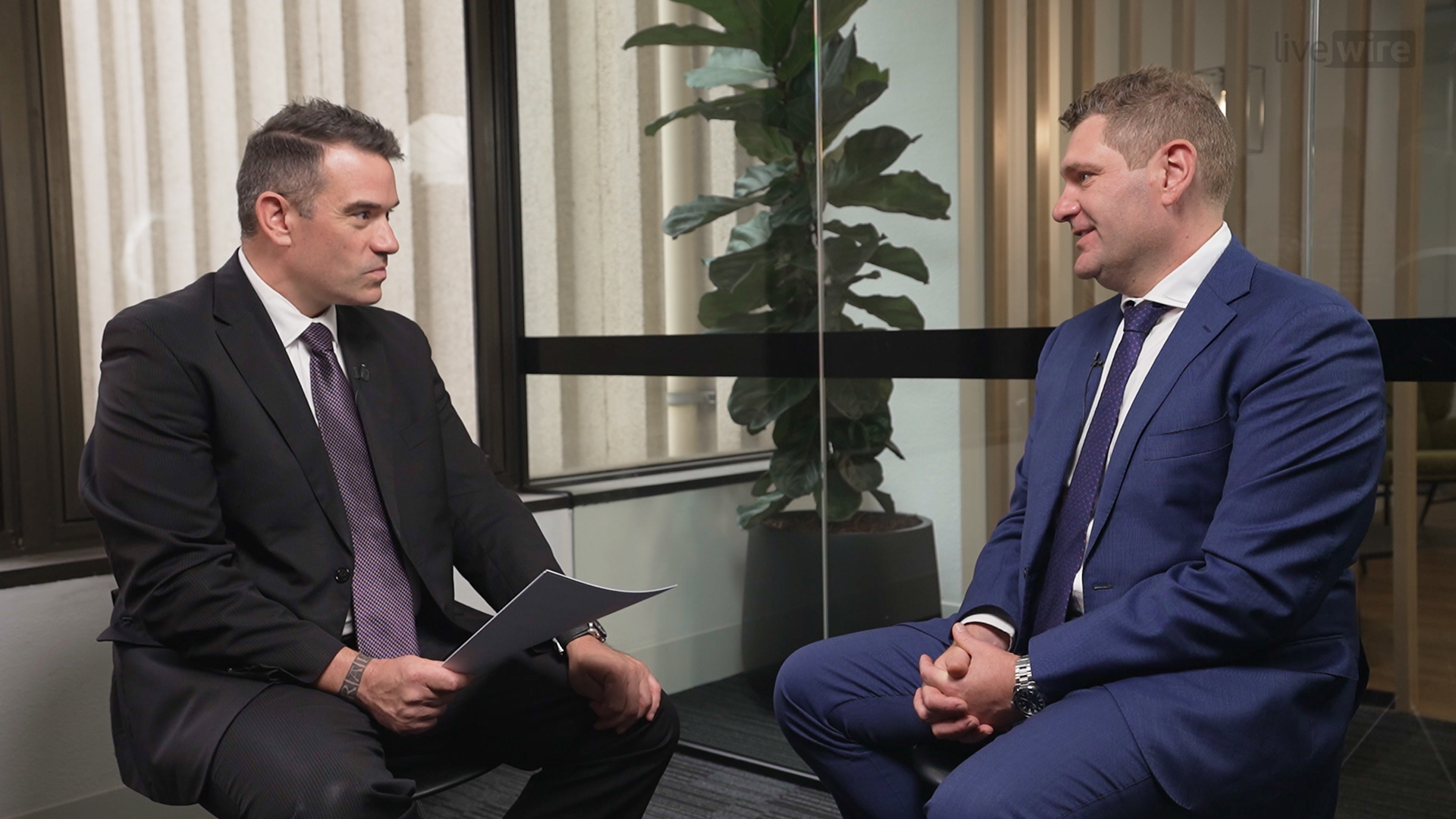 Livewire's Chris Conway interviewing Trilogy Funds' Laurence Parisi