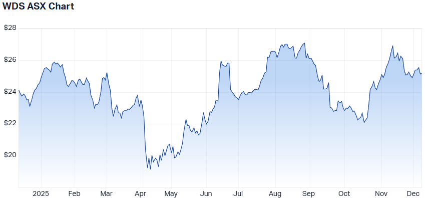 WDS 1-year performance. (Source: Market Index)