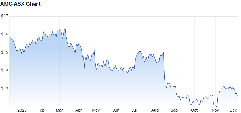 AMC 1-year performance. (Source: Market Index)