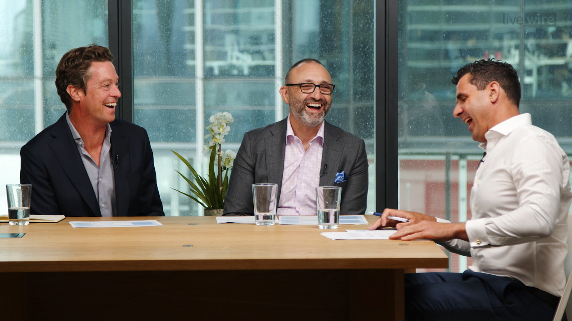 Image: Ben Clark, TMS Private Wealth and Charlie Viola, Viola Private Wealth