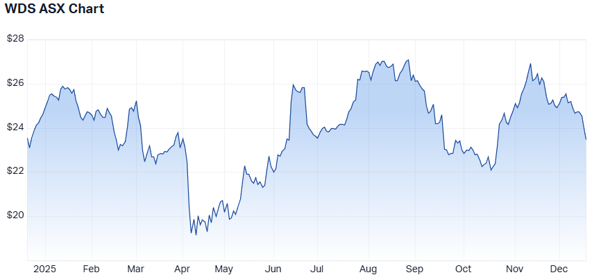 WDS 1-year performance. (Source: Market Index)