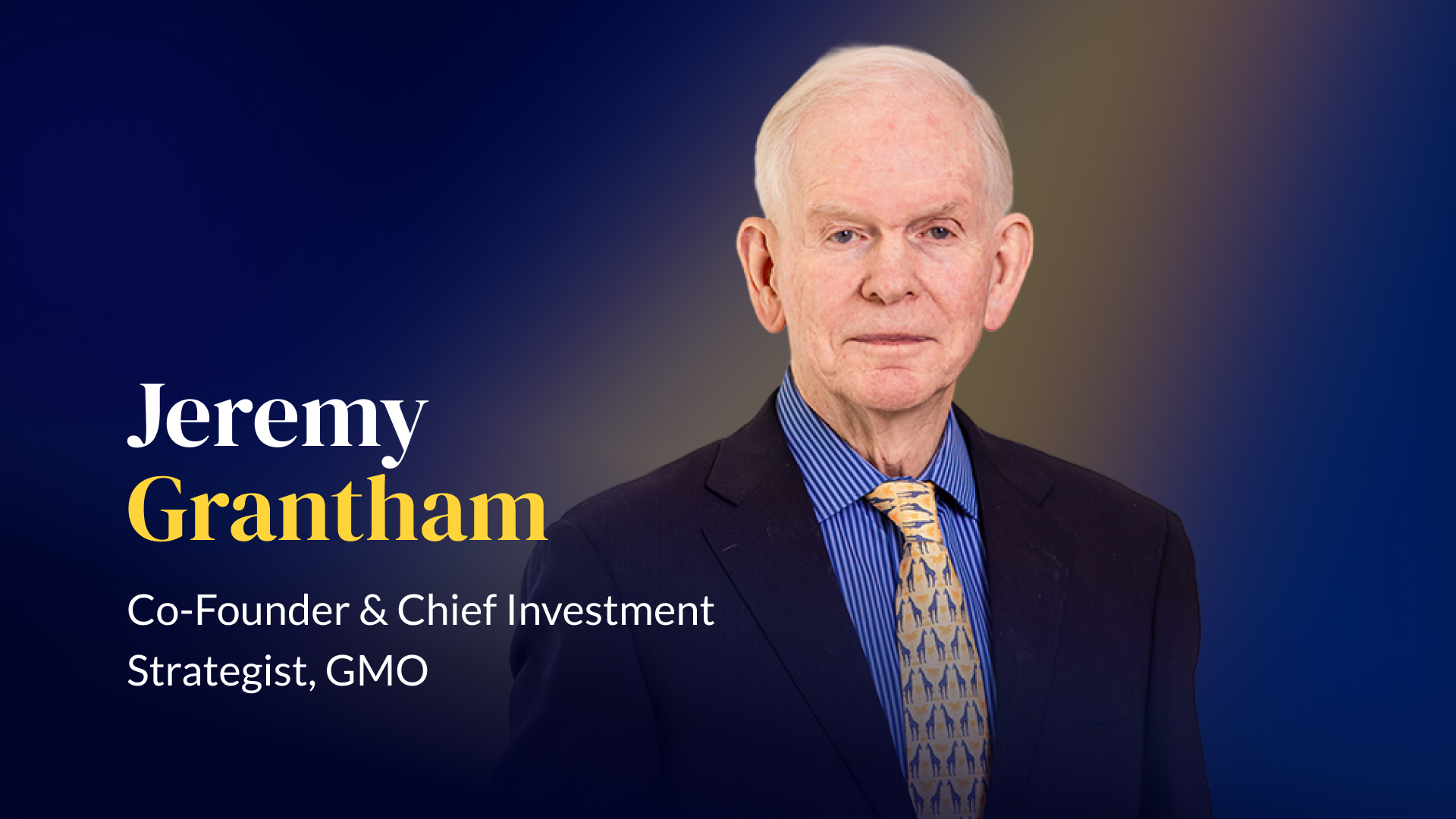 Jeremy Grantham will be speaking at Livewire Live 2026