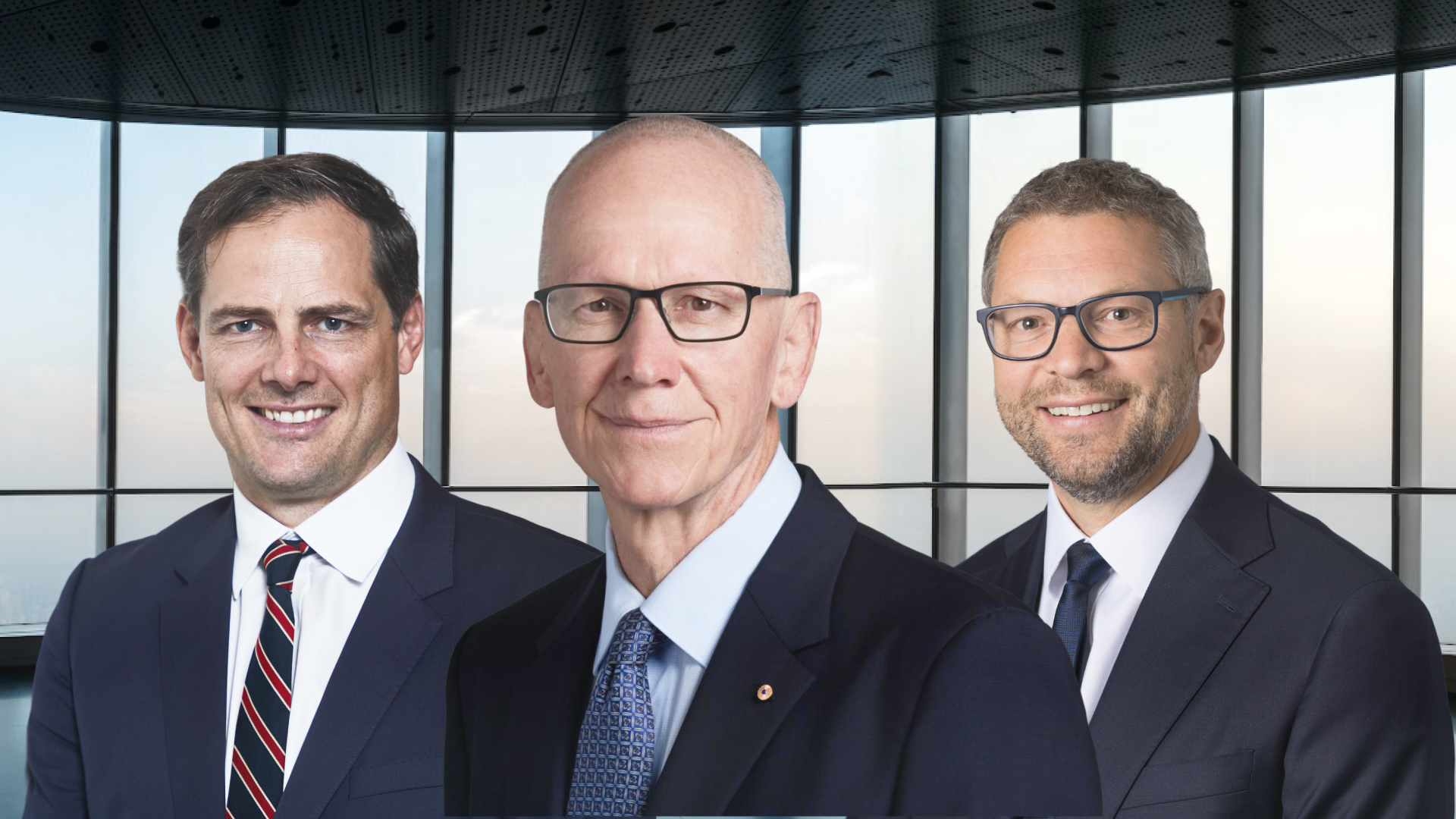 Dr David Allen, Geoff Wilson AO & Lee Hopperton