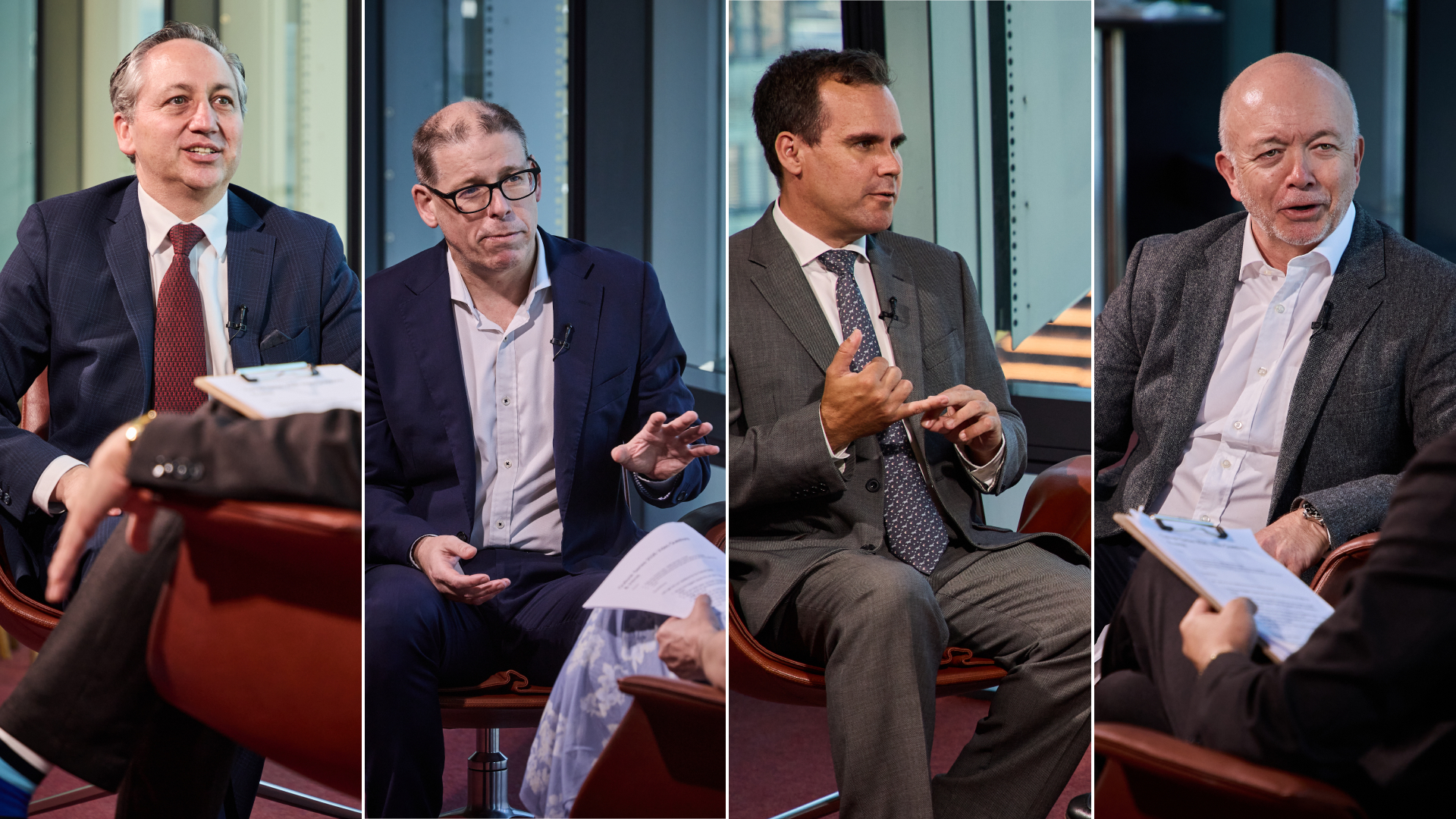 Fidelity International’s James Abela, Magellan Investment Partners' Alan Pullen, Yarra Capital Management's Joel Fleming, and Eley Griffiths' Ben Griffiths.