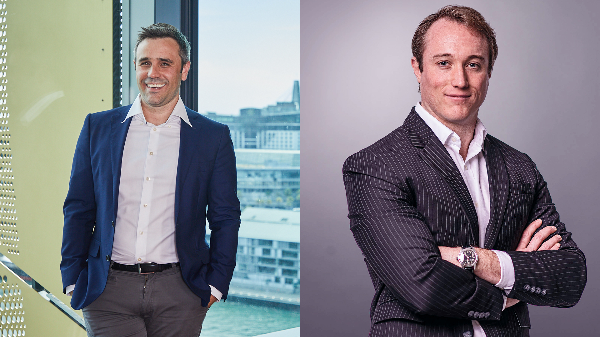 Chris Brycki (Stockspot) and Daniel Kelly (Viola Private Wealth