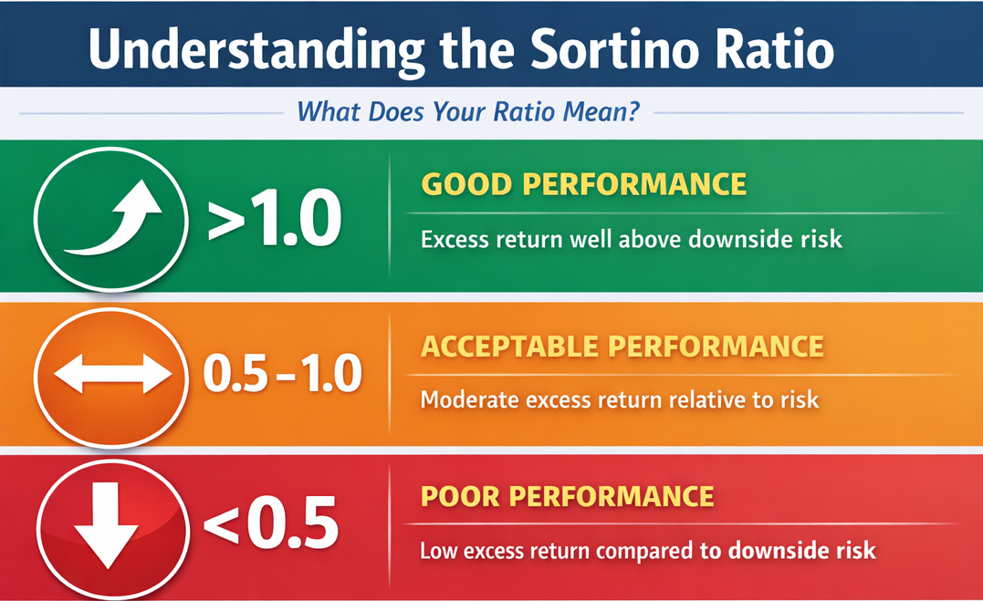How to interpret the Sortino Ratio