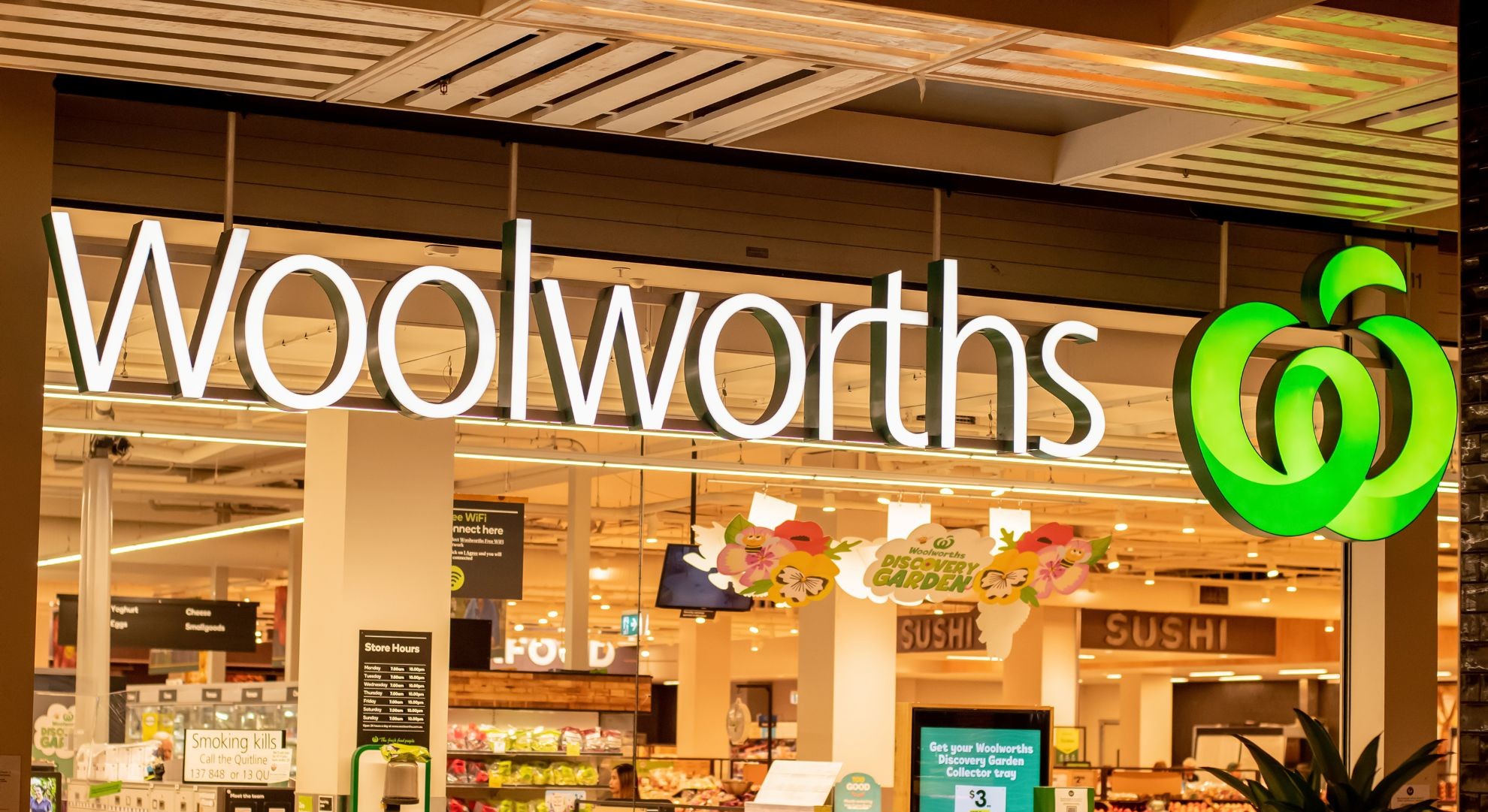 A Woolworths supermarket