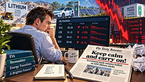 Lithium price crashes again – but this investment bank says 'Keep calm and carry on' buying ASX lithium stocks