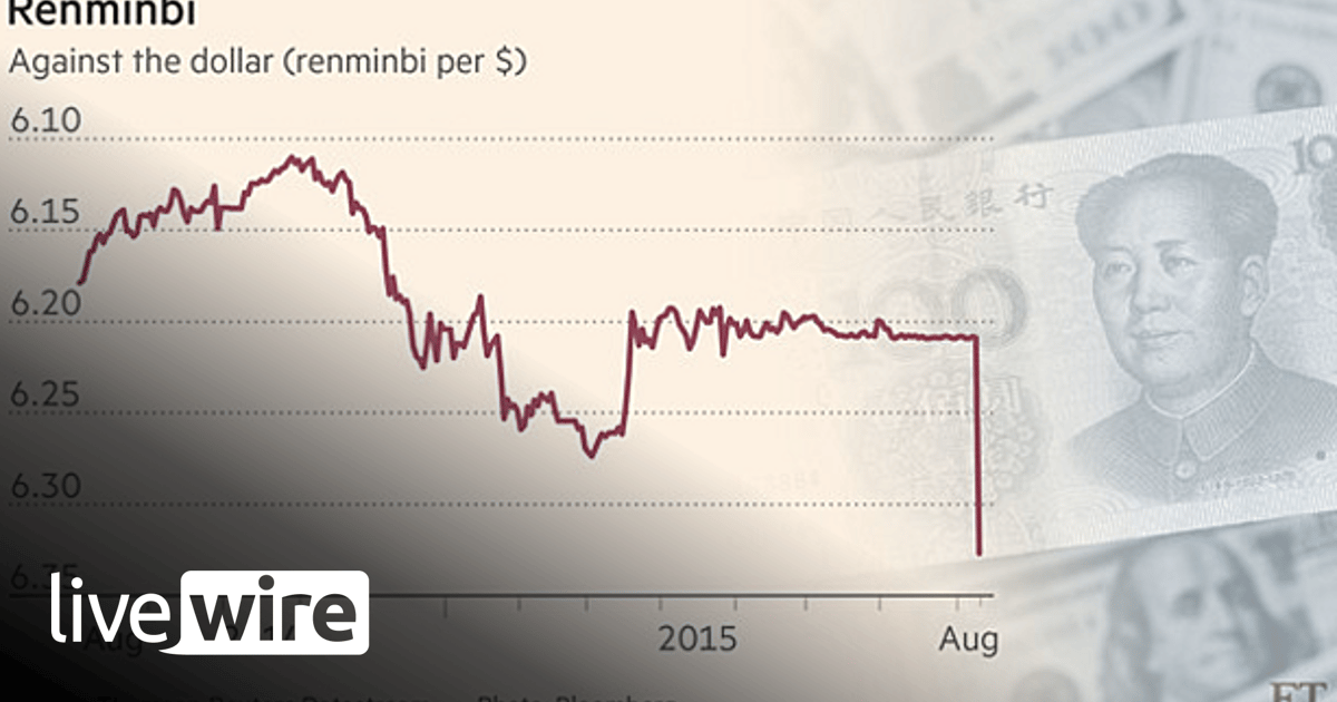 Talk of major policy shift toward RMB devaluation overblown - Livewire ...